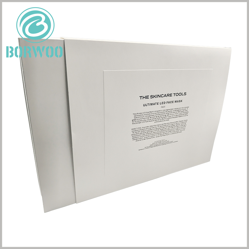 led face mask packaging boxes with printed