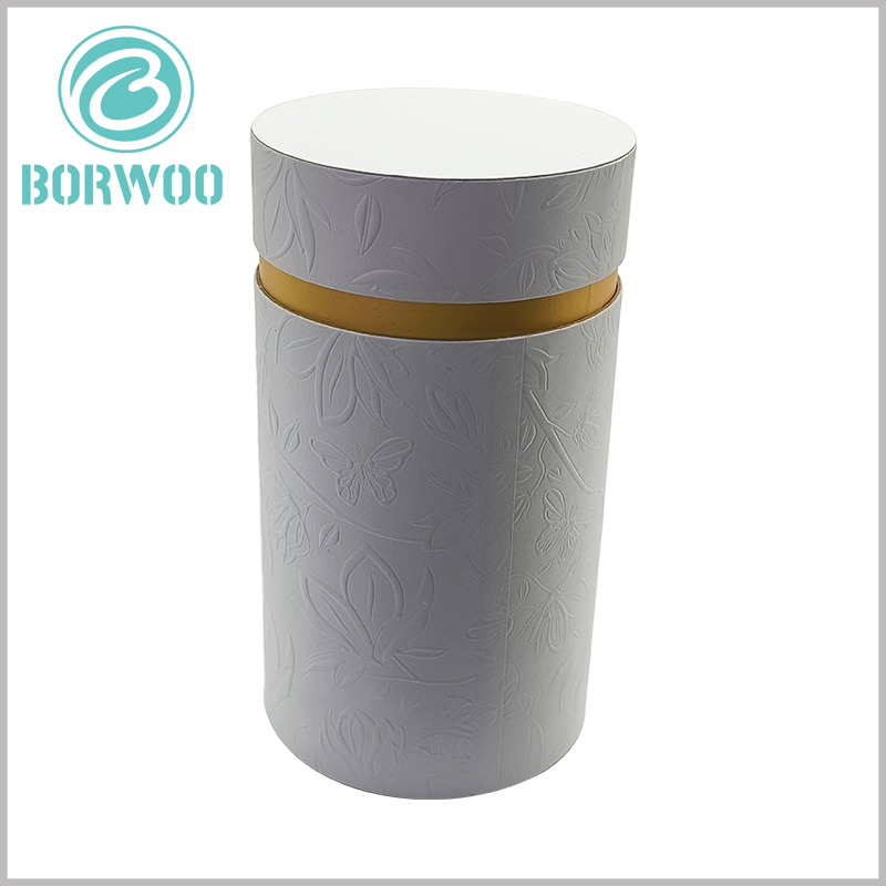 luxury perfume packaging tube with embossing wholesale