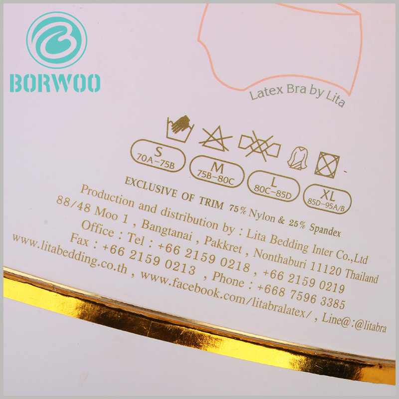 printable paper tube box for bra packaging. As the theme color of packaging design, gradient color is very fashionable in the packaging of clothes tube and can attract more attention of customers.