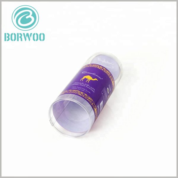 printed plastic tube packaging boxes. Customized plastic packaging can print content to promote confectionery food.