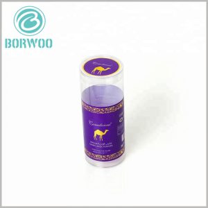printed plastic tube packaging boxes custom. Some parts of the plastic tube packaging are completely transparent, which can meet the needs of customers peeking into the product and make it easier for customers to understand the product.