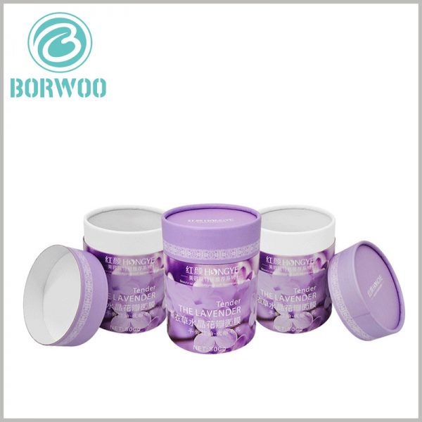 skin care packaging boxes for Facial mask. Large cardboard tube packaging boxes, customized printing content integrates product characteristics, and can quickly determine product types with the help of packaging.