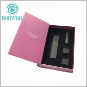 skin care products packaging with insert. The skin care product tank will not shake inside the package, which is an important factor in maintaining product stability. EVA can be used to fix the product.