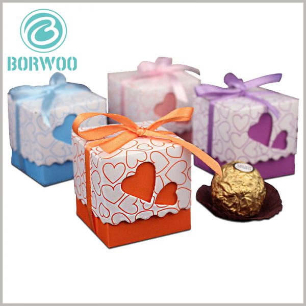 small chocolate gift boxes packaging. The packaging design of square chocolate boxes is artistic, which increases the attractiveness and value of the packaging.