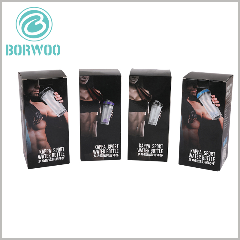 sport water bottle packaging box wholesale.Different customized packaging content can be targeted to promote the characteristics of the product to attract customers' attention.