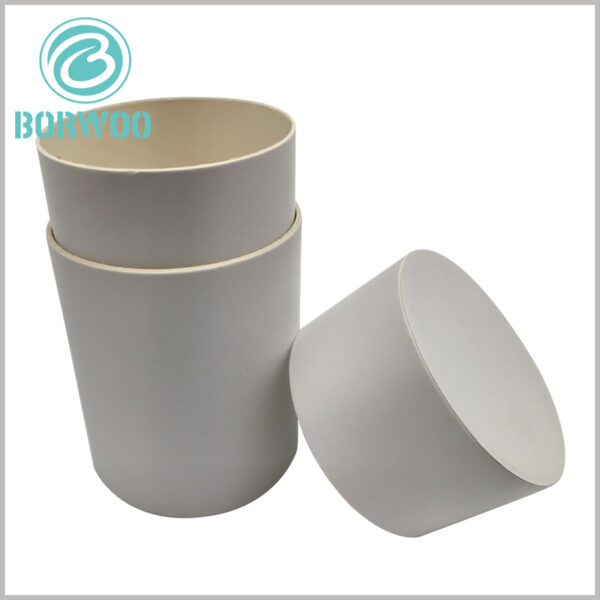 White paper tube packaging wholesale, using the printed content on the paper tube packaging to enhance product and brand publicity